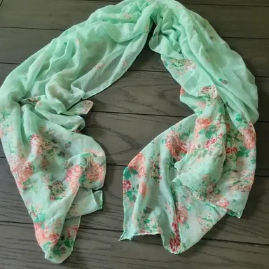 Wrap scarf cover up floral women's