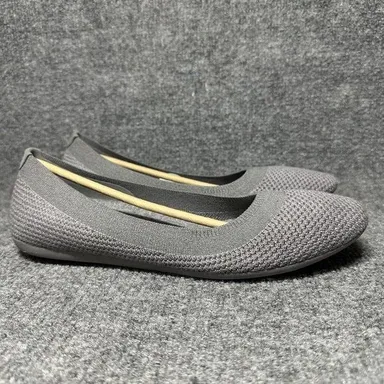 Allbirds Tree Breezers Flats Womens Size 10 Gray Washable Slip On Comfort