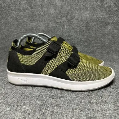 Nike Air Sock Racer Ultra Flyknit Shoes Womens Size 6.5 Yellow Strike Athletic