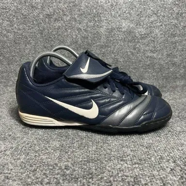 Nike Total 90 Astro Turf Shoes Mens Size 8 Blue White Soccer Cleats RARE 2007