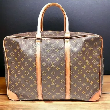 Authentic LOUIS VUITTON Sirius 45 Monogram Suitcase Travel Business Bag #00253