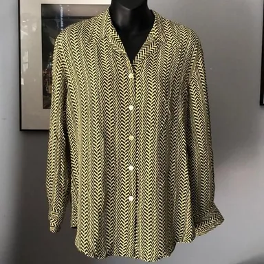 Vintage 100% silk Mondi shirt.