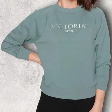 Victoria Secret Embroidered Logo Sweatshirt