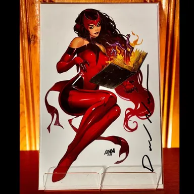 Scarlet Witch #1 David Nakayama Signed Virgin Variant