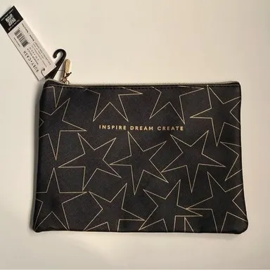 Ruby + Cash Star Black Makeup Bag Pouch