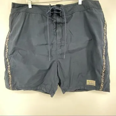 Nautica Sz 3XLT Navy Swim Shorts