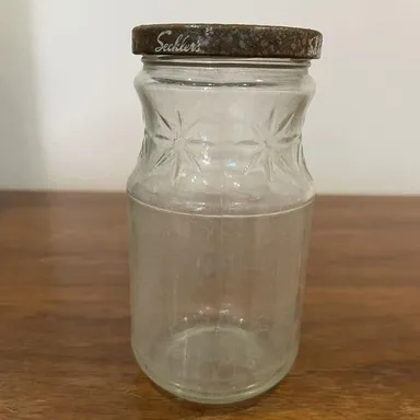 Vintage Starburst Jar Jelly Relish