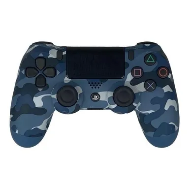 Sony PlayStation Dualshock 4 V2 Controller - Blue Camouflage CUH-ZCT2J25 Tested