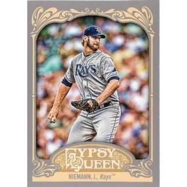 2012 Topps Gypsy Queen Jeff Niemann # 279 Tampa Bay Rays