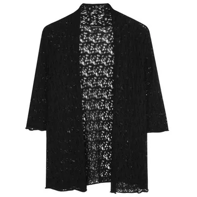 EILEEN FISHER WASHABLE WOOL LACE CARDIGAN NWOT SMALL