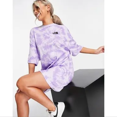 THE NORTH FACE Lilac Tie Dye T-Shirt Dress