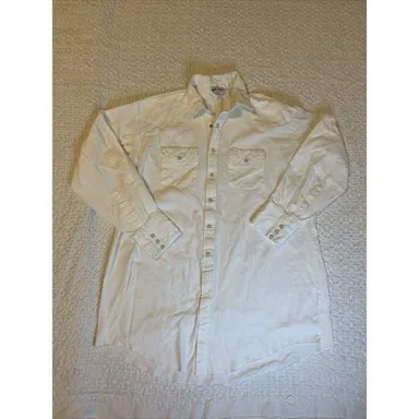Vintage Dale’s Men’s XL Pearl Snap Long Sleeve Western Workwear MADE IN USA!!!