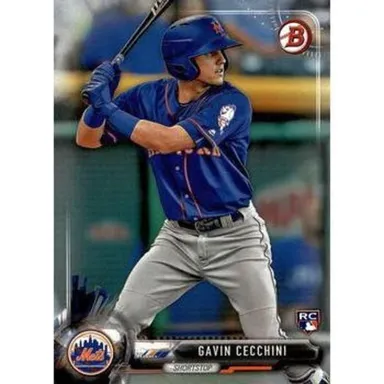 2017 Bowman Gavin Cecchini  RC # 66 New York Mets