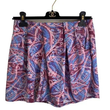 Sheike Patterned Shorts Pink and White US 8