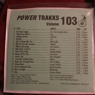Various - Power Trakks Volume 103