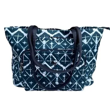 Lug Arpeggio Diamond Navy Shoulder Tote Bag NWOT