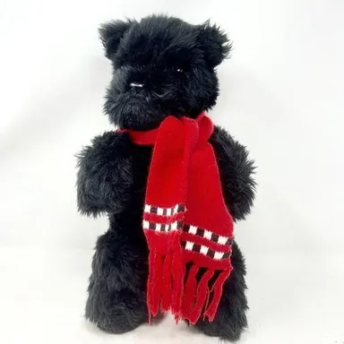 Dept 56 Black Scottie Dog with Red Scarf 15" Tall
