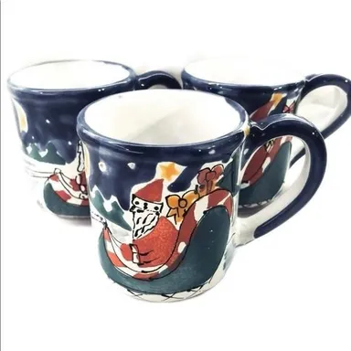 3 Retired Christmas MUG HANDPAINTED IN HUNGARY EXCLUSIVELY FOR STARBUCKS COFFEE