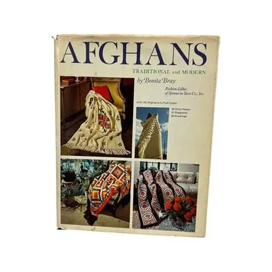 Vintage Afghans, Mid Century, Modern Book