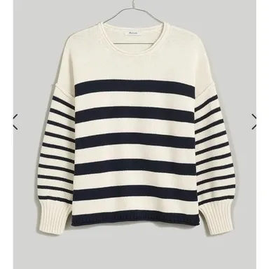 Madewell Pullover Sweater in Mixed Stripe