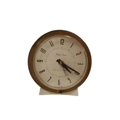 Vintage 1956 Westclox Baby Ben Style 7 Alarm Clock Lasalle Runs Except For Alarm