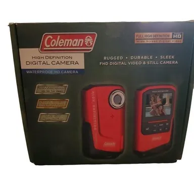 Coleman Xtreme 1080p/8.0 MP HD Digital Video-Still Camera Waterproof 2012 China
