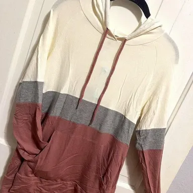 NWT Market & Spruce Colorblock Hoodie - L