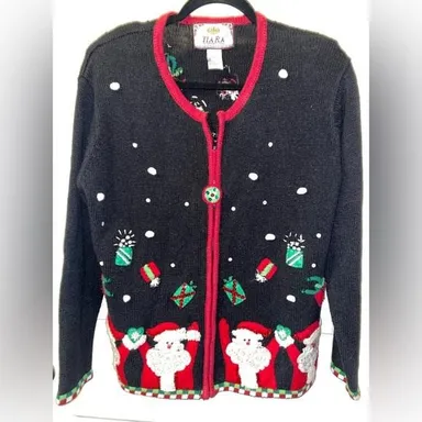 Tiara International Christmas sweater - S