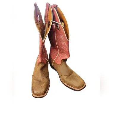 Laredo Square Toe Cowboy Boots Size 9.5 Men's