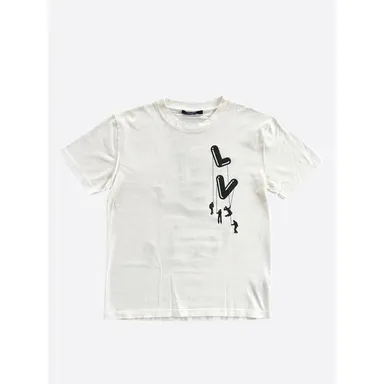 Louis Vuitton White Floating Men T-Shirt