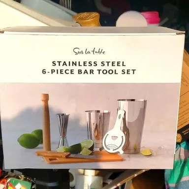 Sure La Table Stainless Steel 6piece Bar Tool Set