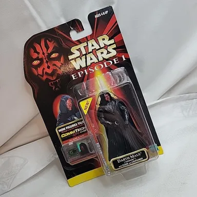 Hasbro Star Wars Episode 1 Darth Maul Tatooine With CommTech Chip Vintage 1999