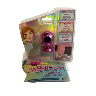 Be Bratz Webcam MGA Toys New Sealed Rhinestone Pink Girly Decor