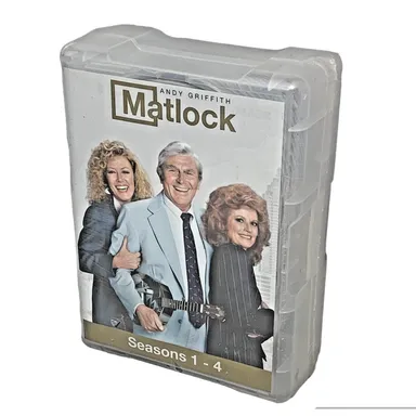 MATLOCK Complete Seasons 1-4 TV Series with Andy Griffith BRAND NEW DVD 24 Discs