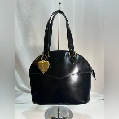 Yves Saint Laurent Black Leather Handbag