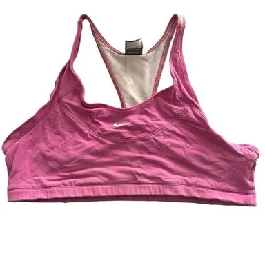 Nike pink sports bra size XL