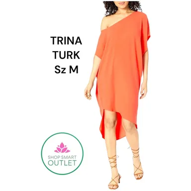 Trina Turk Women's Asymmetrical Dress |Poppy sz M