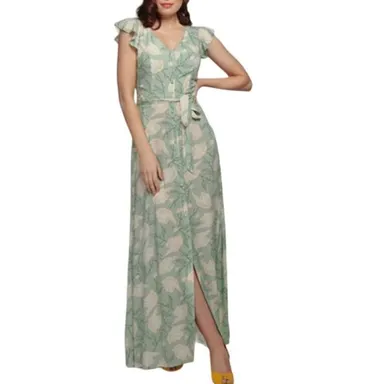 ModCloth x Collectif Thelma Sea Lily Maxi Dress Size 16 NWT