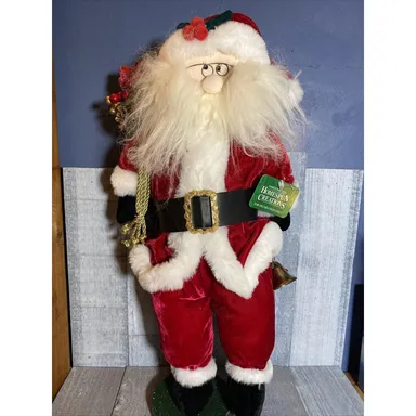 Homespun Creations Santa Claus 23”Christmas Decor Vintage