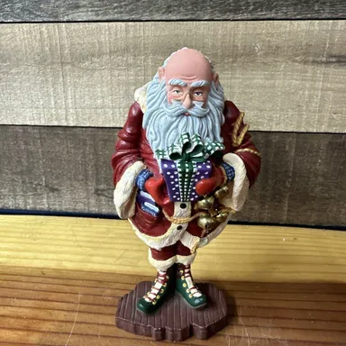 Dept. 56 Santa Claus Figurine All Through The House Christmas Jolly Old Elf 7"