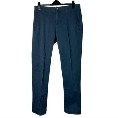 𝅺rwh 14 TAILORED COMFORT Men’s trousers pants in Navy 34x32