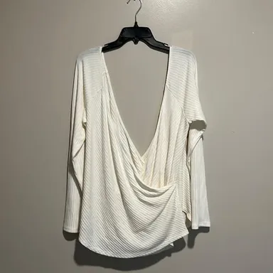 Reformation Ivory off shoulder blouse new with tags