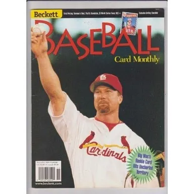 Beckett Baseball Card Magazine McGwire