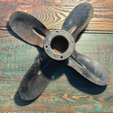 Salvaged Rusty Fan Blade