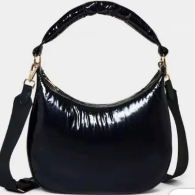 A New Day Modern Shoulder Handbag Black NWT