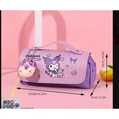 Kurumi Purple handbag/pencil bag