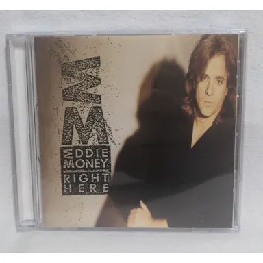 Eddie Money: Right Here (CD) - Rockin' Blues Tunes & Timeless Hits! (Very Good)