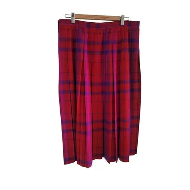 Vintage Pendleton Wool Plaid Skirt