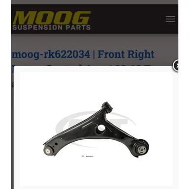 Moog RK622034 front right lower control arm and ball joint assembly 2008-2016 Chrysler 