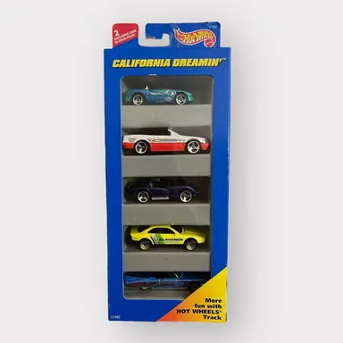 0291 Hot Wheels MIB Gift 5-Pack California Dreamin Convertible Classic Collectible Diecast toy Cars